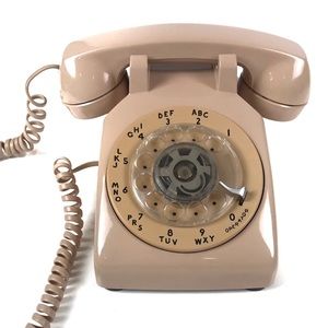 VTG 60’s Dust Pink Rotary Push Button Phone